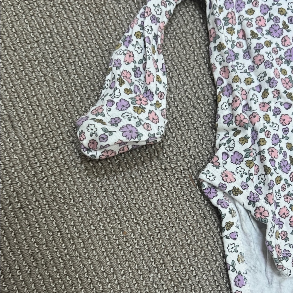Carter's Multicolor Floral Bodysuit with matching Leggings - Picture 4 of 9